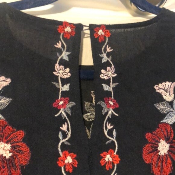 Zara Embroidered Cottagecore Dress  Small - Picture 7 of 8